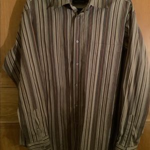 Bugatchi Uomo Button Down Casual Dress Shirt XL